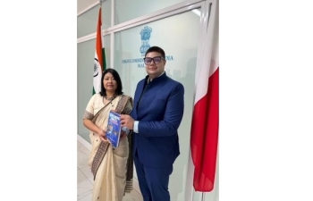 Mr. Himadrish Suwan, Chairperson, Confederation of Young Leaders, India called on High Commissioner