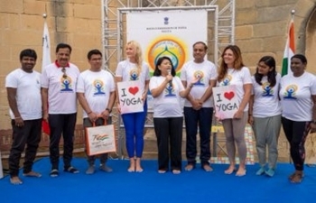 10th International Yoga Day in Malta	