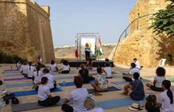 10th International Yoga Day in Gozo