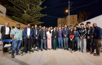 HCI hosted ‘Welcome Ceremony’ for Indian students in Malta.